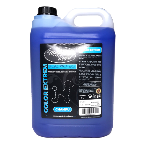 

Шампунь усиляющий окрас для животных Magistral Royal Color Extreme, 5 л (MR-COLOR-5000)