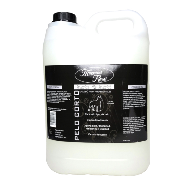 

Шампунь для короткой шерсти животных Magistral Royal Pelo Corto, 5 л (MR-PELOCORTO-5000)