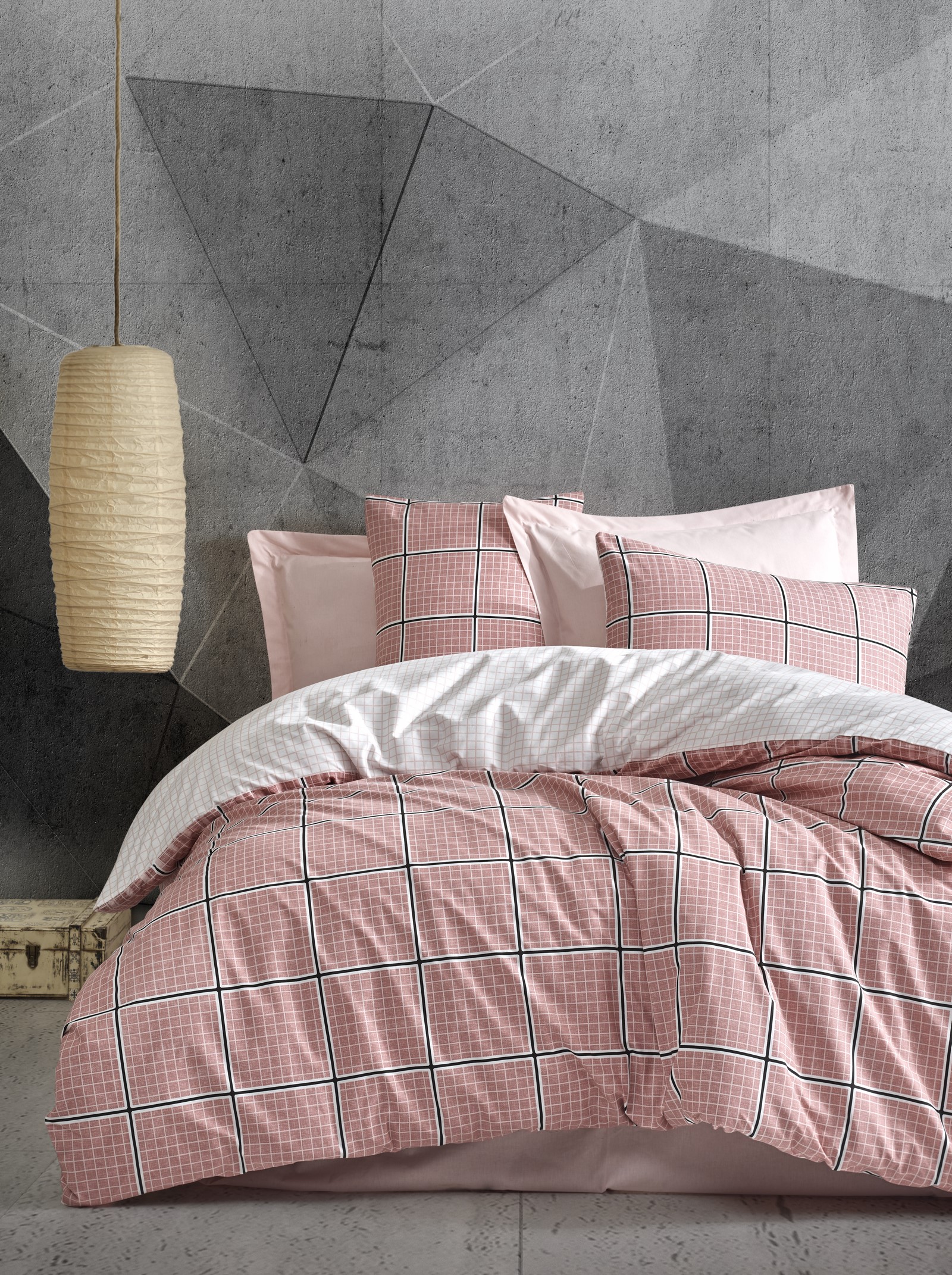 

Комплект постельного белья Cotton Box Minimal Ronny Pembe 200х220