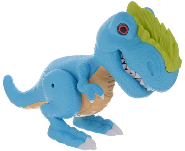 

Игрушка Джуниор Мегазавр. T-Rex рычащий и кусающий синий (80079-3)