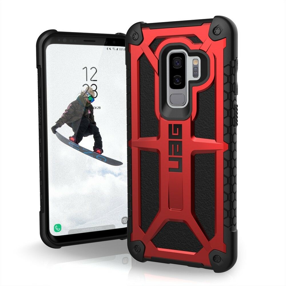 

Чехол противоударный милитари UAG Monarch для Samsung Galaxy S9 (6.2") Plus Crimson