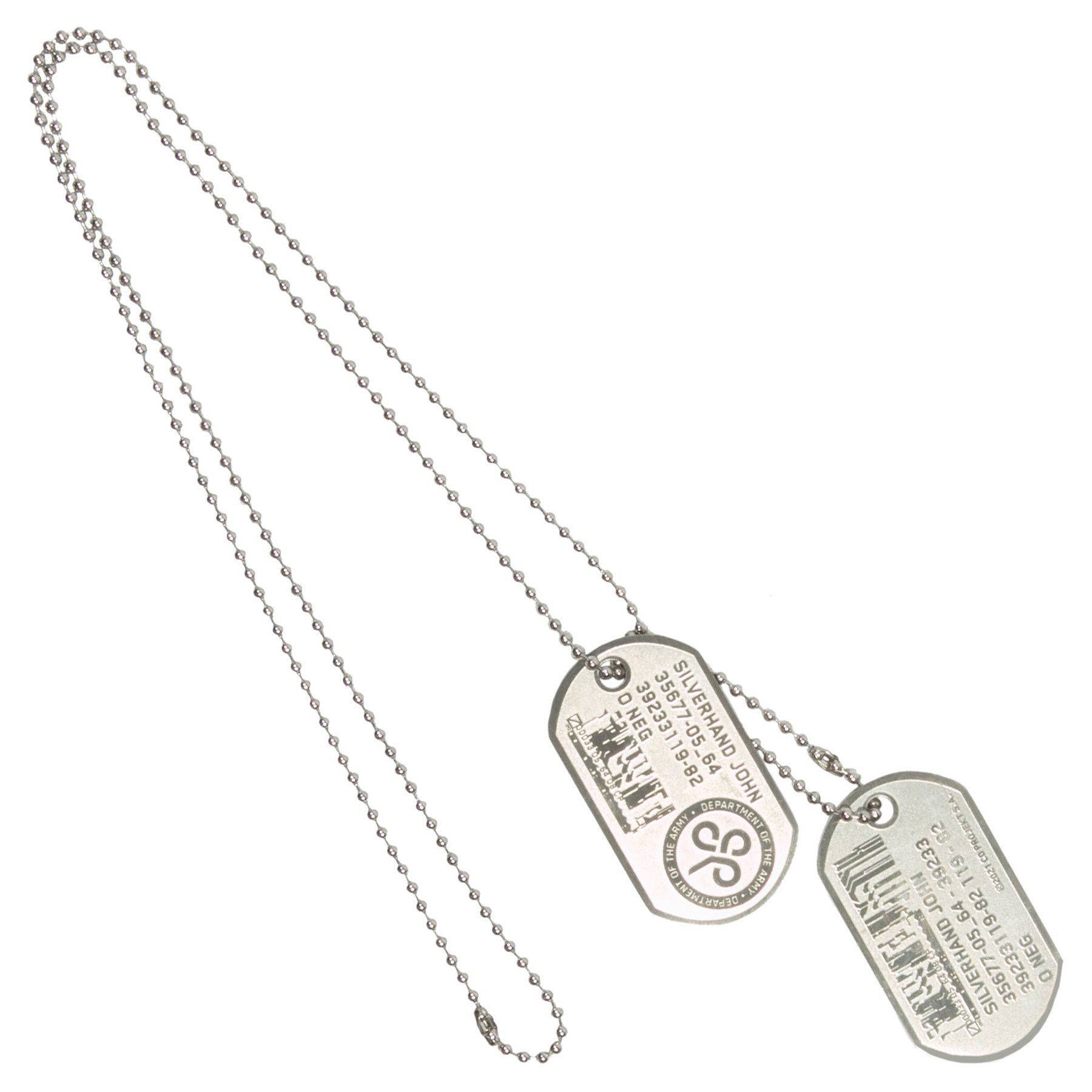 

Медальон JINX Cyberpunk 2077 - Johnny's Army Dog Tags Silver