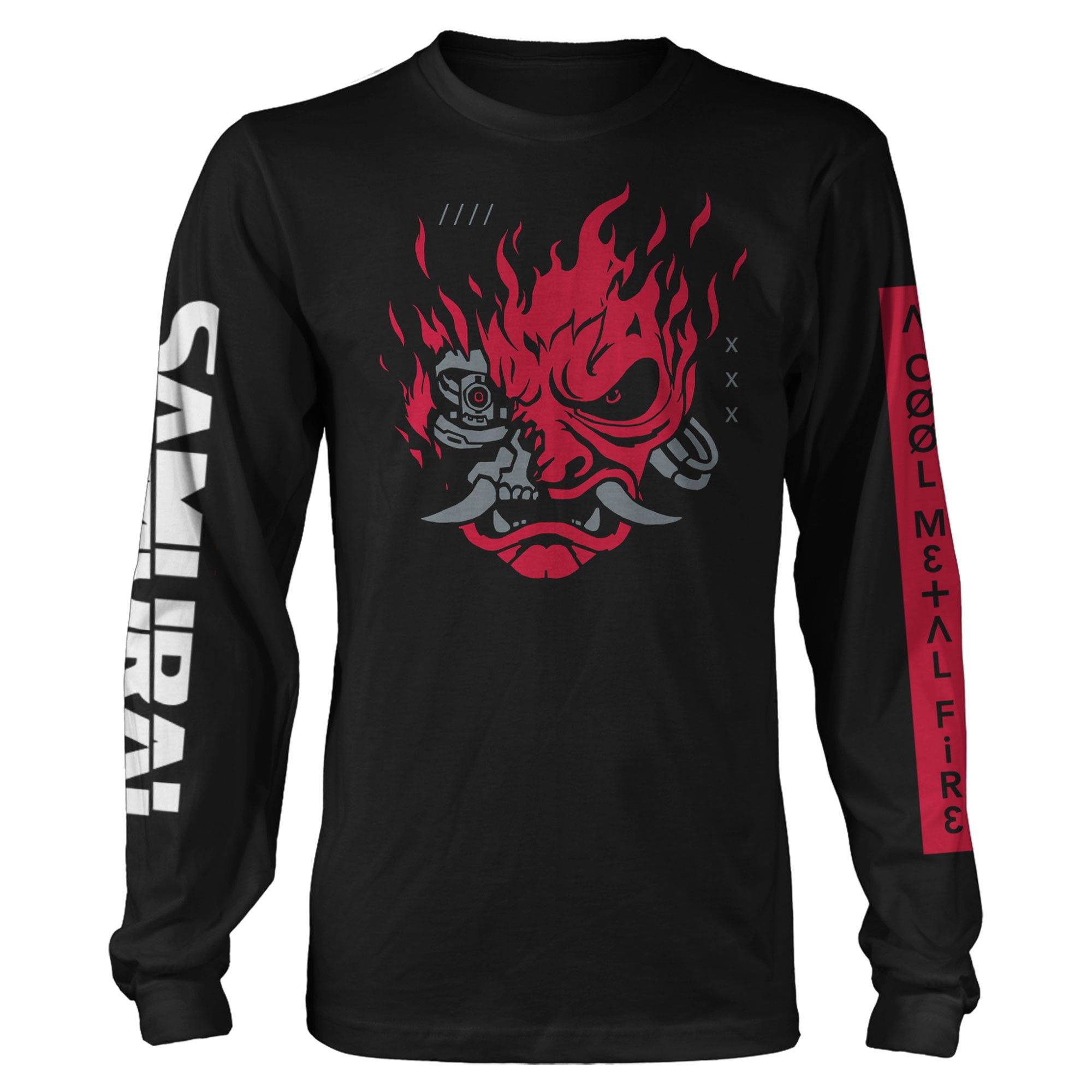 

Лонгслив JINX Cyberpunk 2077 - A Cool Metal Fire Long Sleeve Black, XL