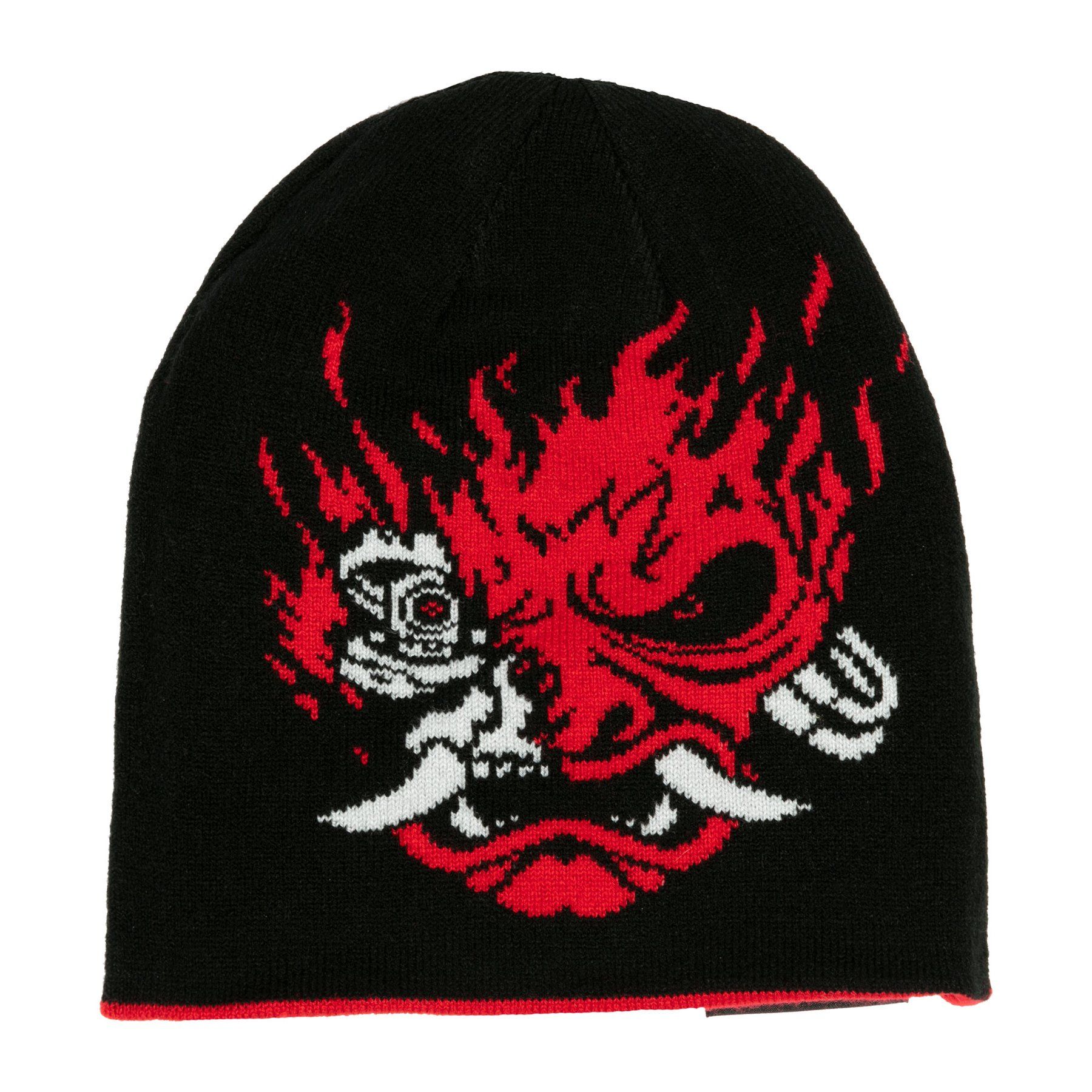 

Шапка JINX Cyberpunk 2077 - Going Solo Reversible Grey/Red Beanie