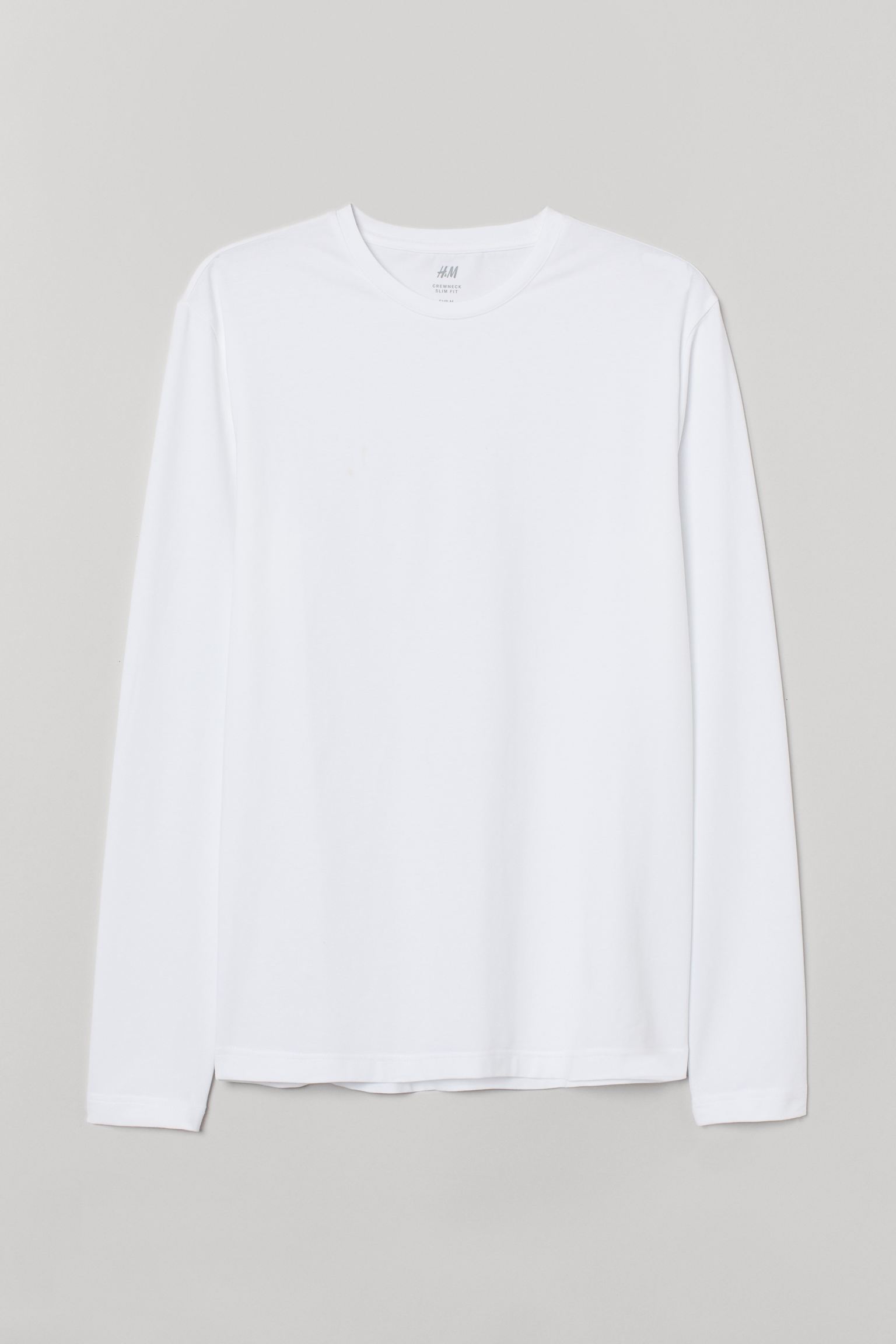 

Лонгслив H&M L белый 121212125699848