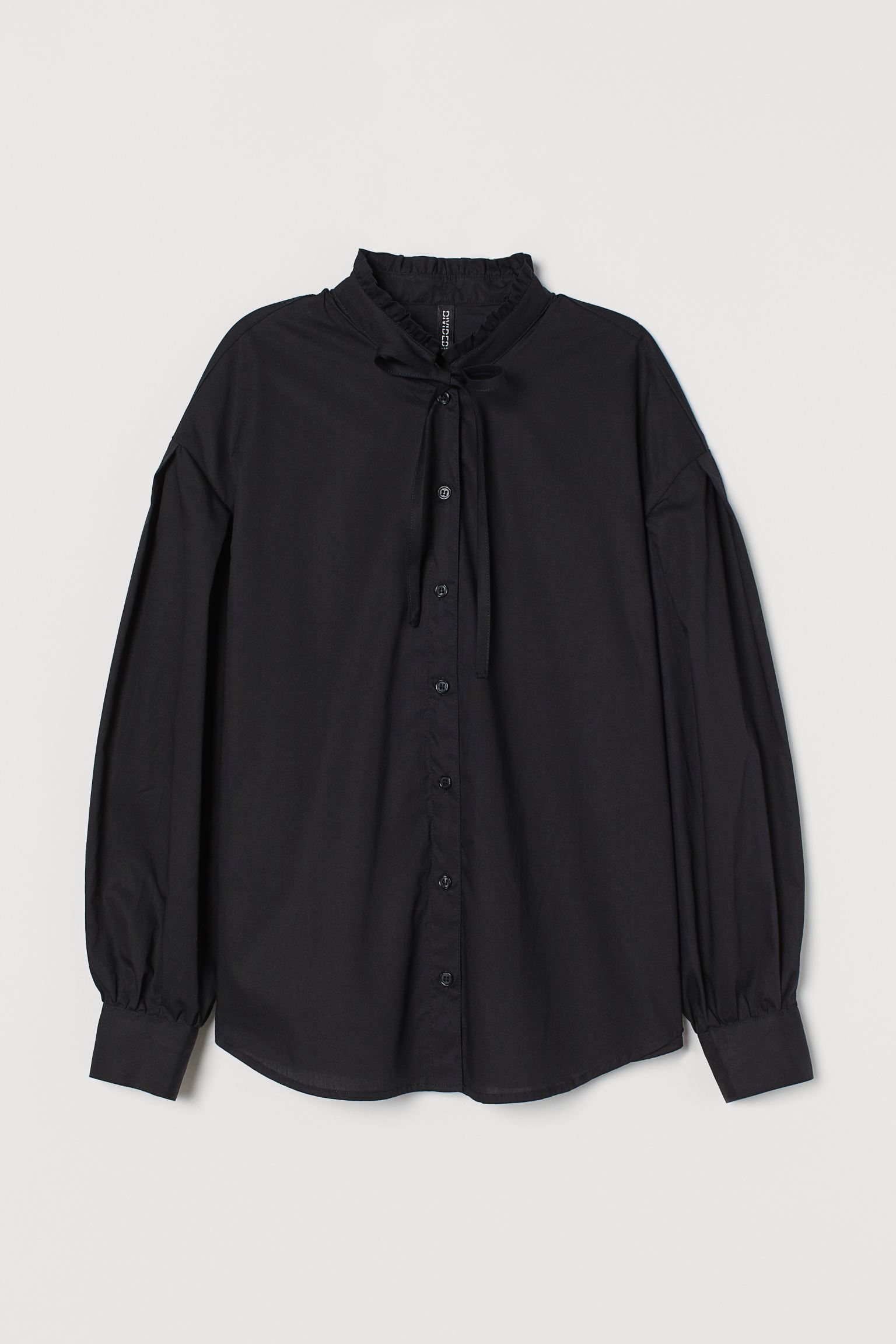 

Блуза H&M L черный 25059188132