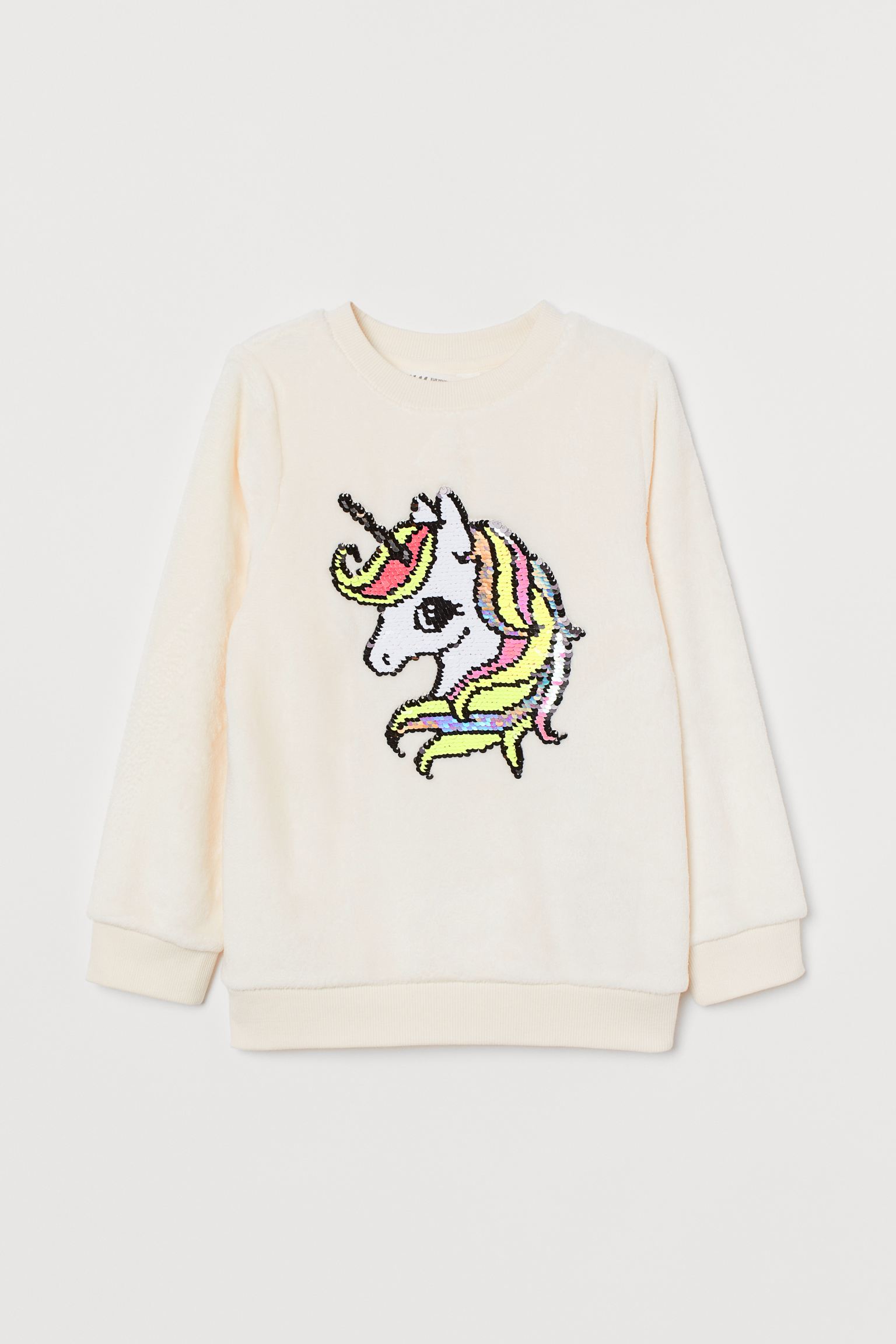 

Свитшот H&M 134 140см молочный 2210870520