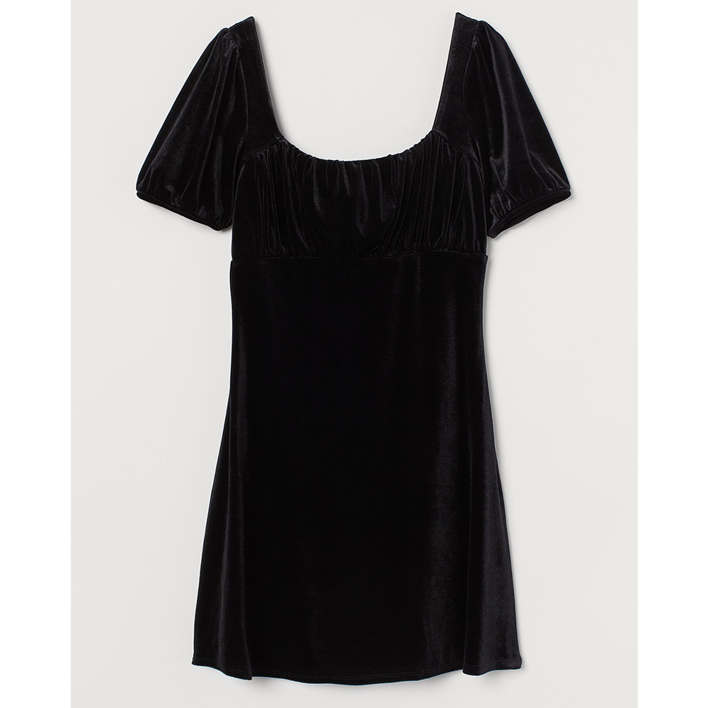 

Платье с пышным рукавом H&M 40