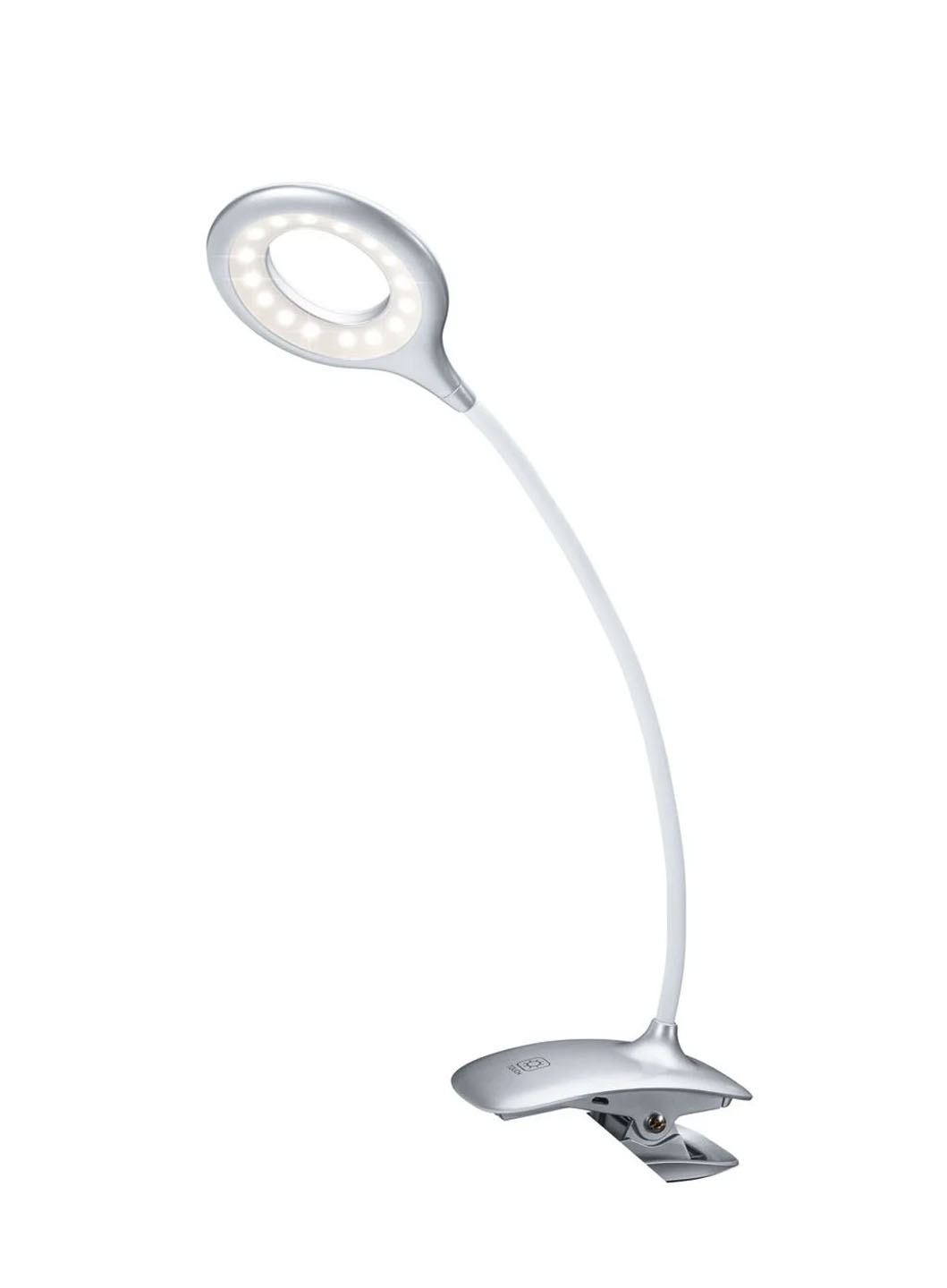 

Настольная LED лампа зажимная Livarno Lux серебристый EL-110174