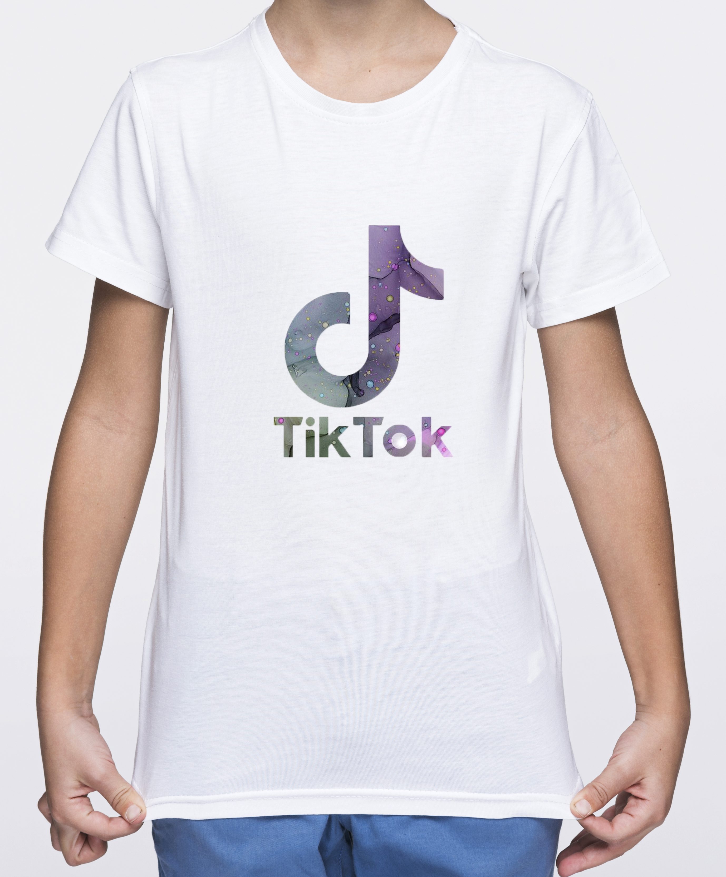 

Футболка хлопковая Fruit of the Loom Tik Tok Белая 152 см FTTFM152