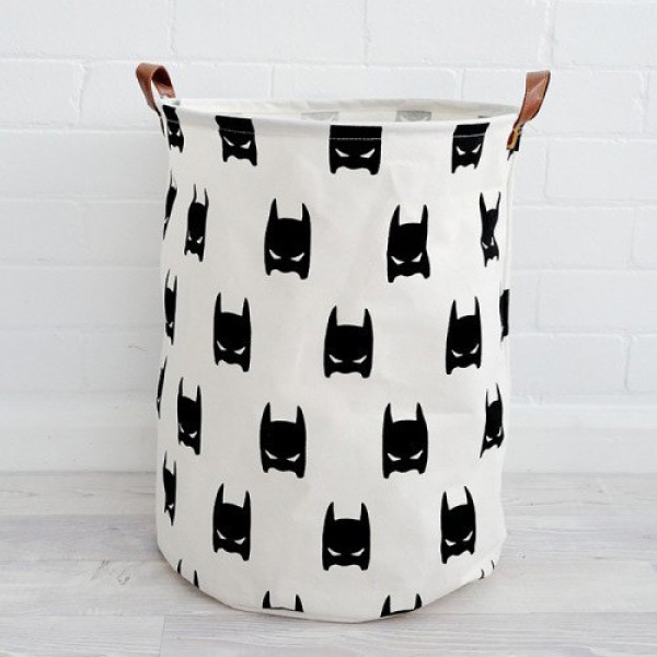 

Корзина для игрушек белья GTM Batman 50 x 40 см Белая (4050-FL)