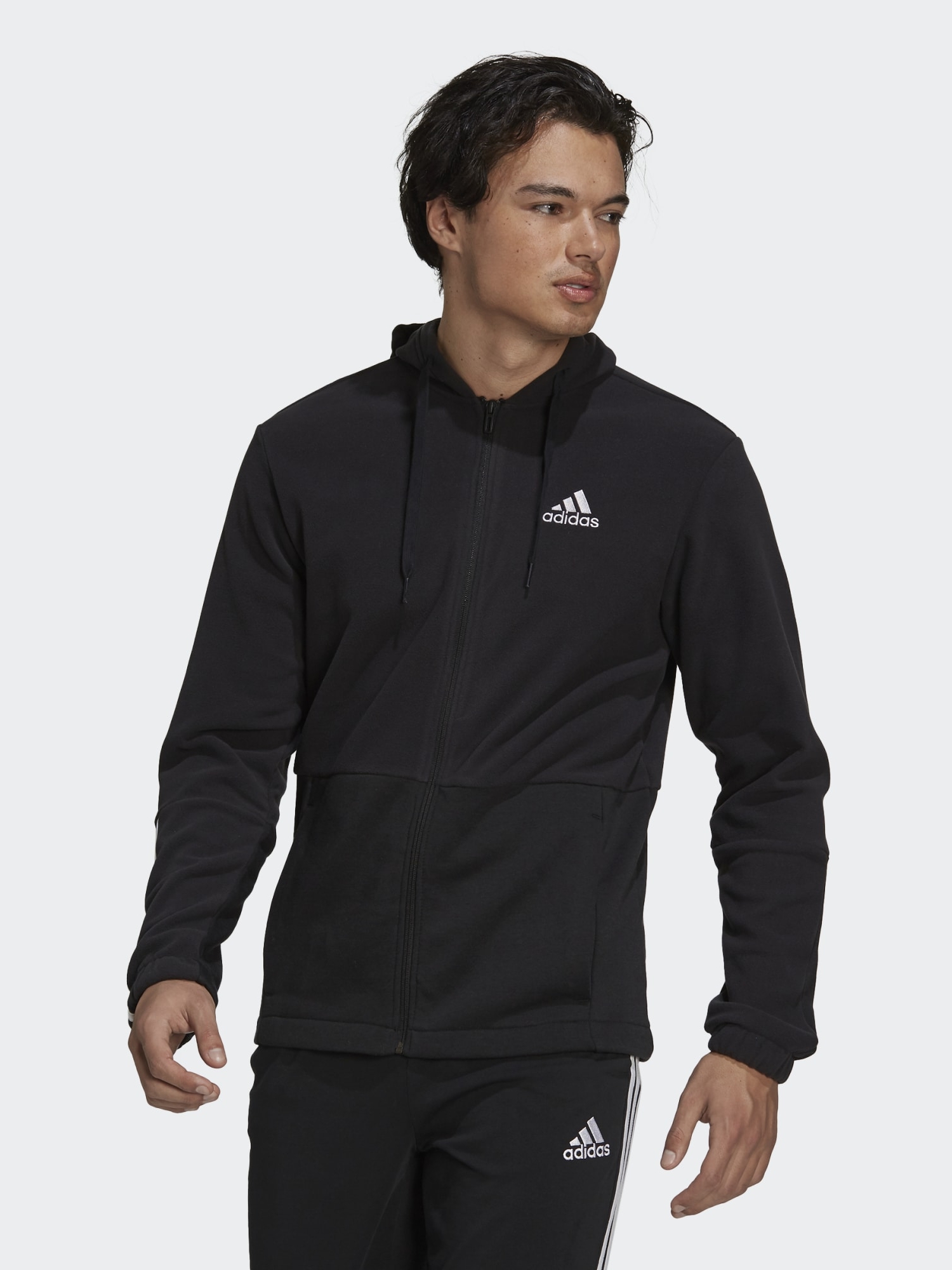 

Толстовка Adidas Q4 Bluv Fz Hd GV5297  BLACK/WHITE, Толстовка Adidas Q4 Bluv Fz Hd GV5297 M BLACK/WHITE