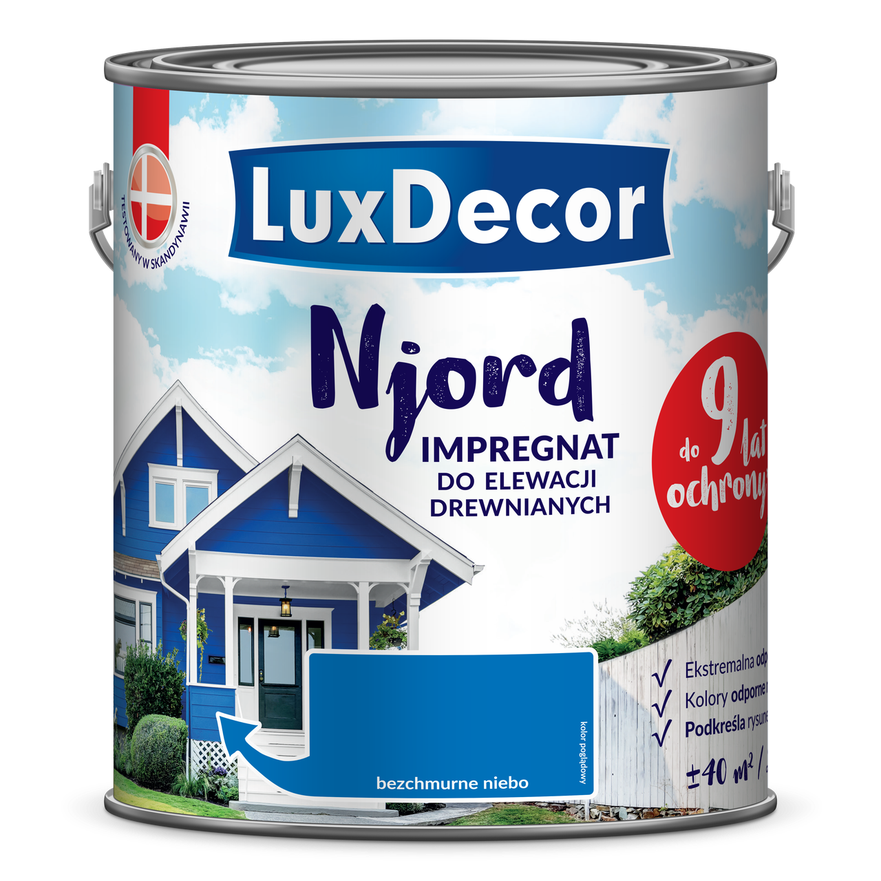 

NJORD ИМПРЕГНАТ ДЛЯ ДЕРЕВЯННЫХ ФАСАДОВ. LUXDECOR 2.5, Скалистий берег