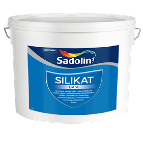 

Силикатная грунт-краска Sadolin Silikat Base бесцветная 10 л арт 51-028