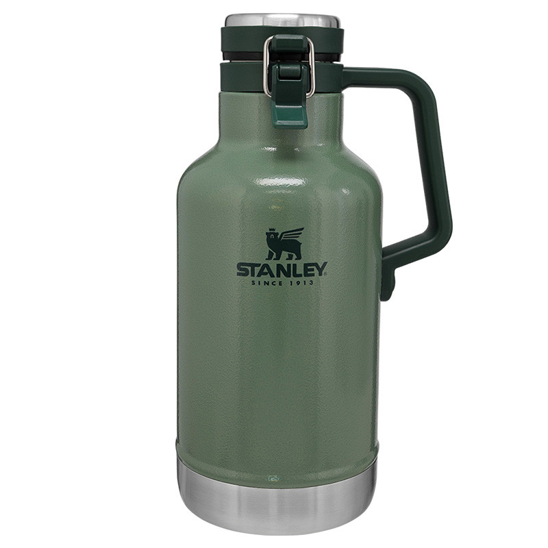 

Термос для пива Stanley Easy-Pour Growler Hammertone (1.9л), зеленый