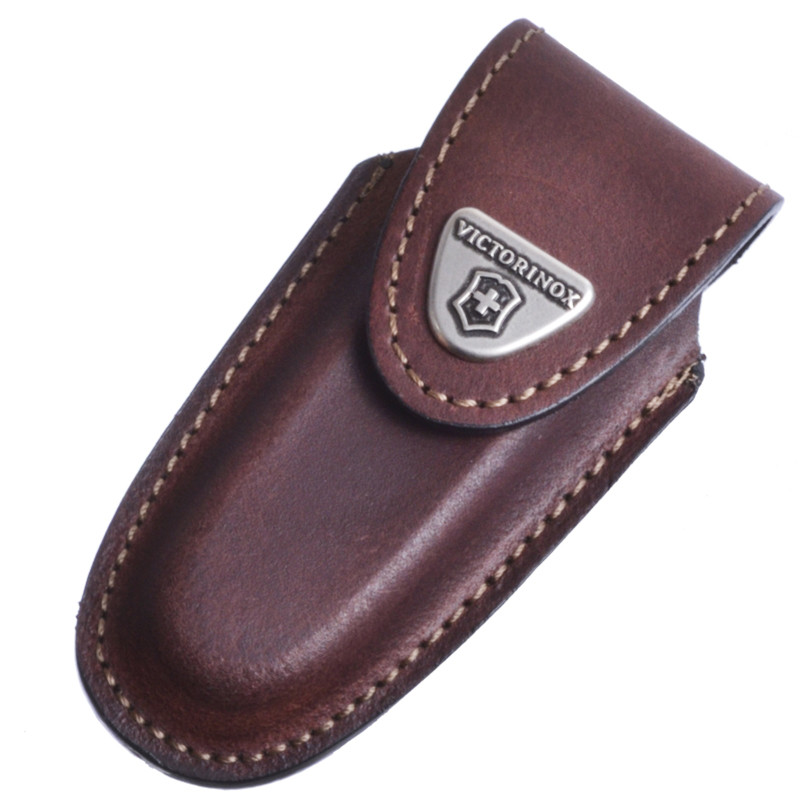 

Чехол для ножей Victorinox (84-91мм, 2-4 слоя) на липучке, кожаный, коричневый 4.0533