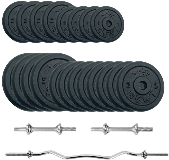 

Набор штанга + гантели металлические Newt Gym Set-W Home 65 кг (NE-M-W-SET-65)