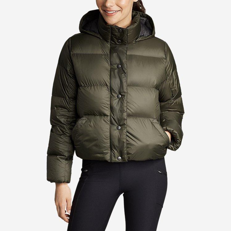 

Ультра легкий пуховик Eddie Bauer Women's CirrusLite Down Puffer Jacket Dk Loden L