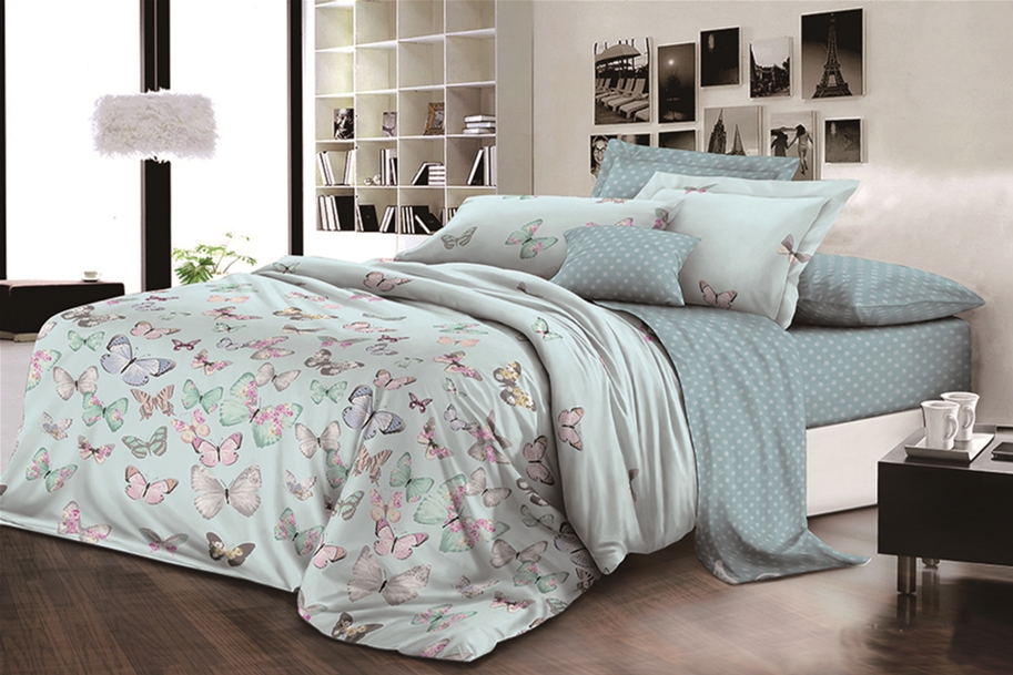 

Комплект постельного белья MirSon Бязь Premium 17-0098 Pamela 143х210 см