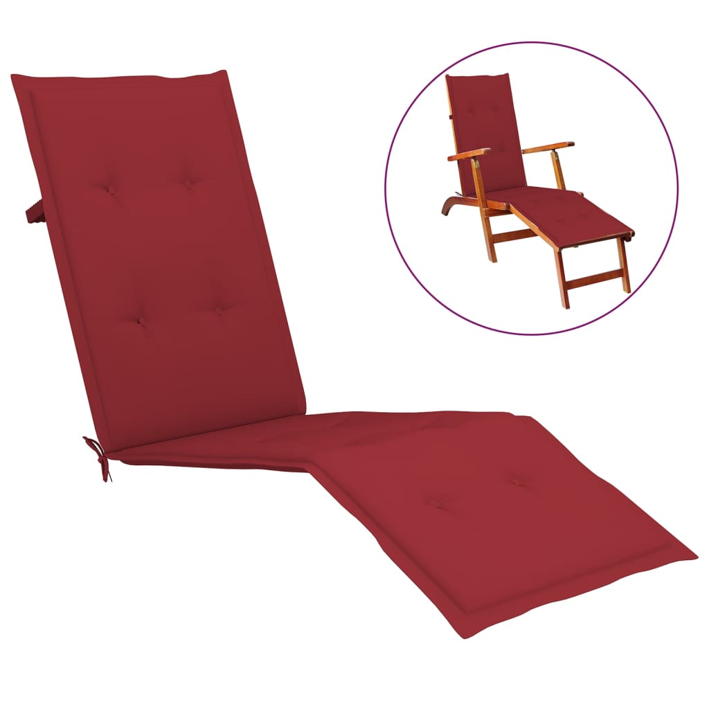 

Подушка Shumee для шезлонгів червоне вино (75 + 105) x50x4 см