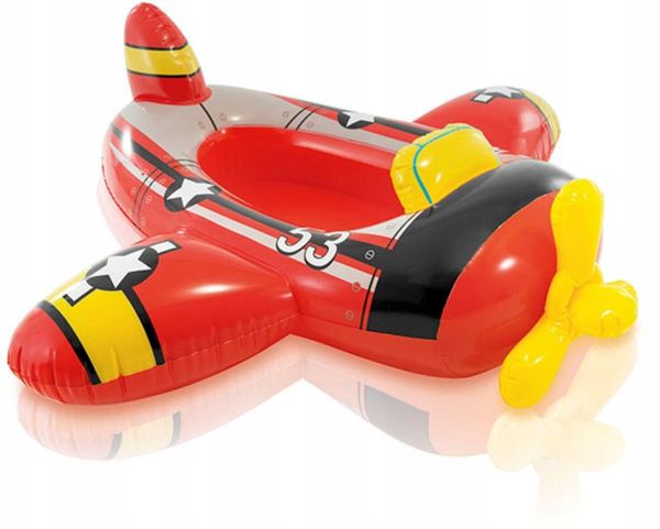 

Надувная лодочка Intex 59380-2 (119х114 см) Самолёт красный