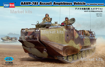 

AAVP-7A1 Assault Amphibious Vehicle (w/mounting bosses) 1:35 Hobby Boss (HB82413)