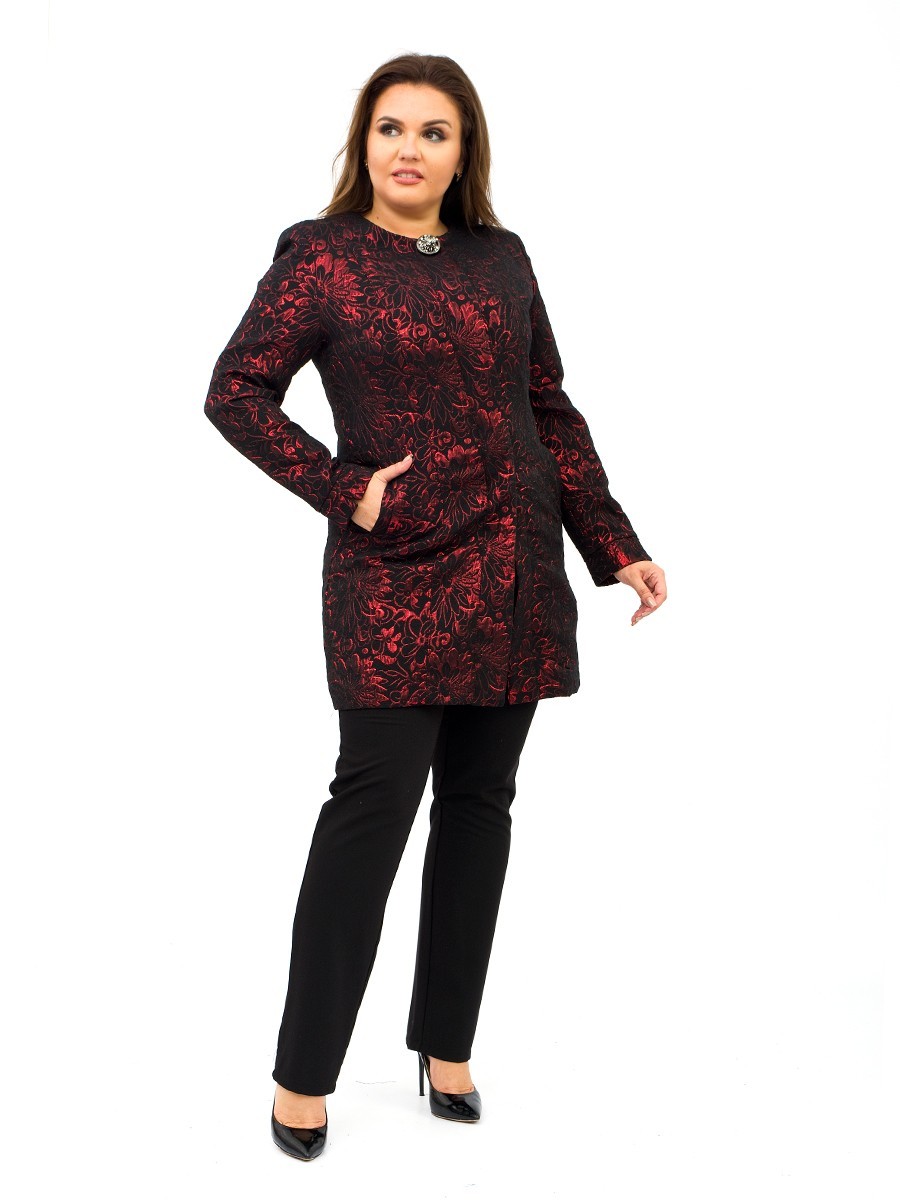 

Кардиган Ninele Style 315  Бордовый, Кардиган Ninele Style 315 54 Бордовый