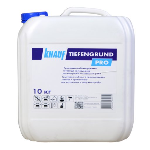 

Грунтовка Knauf Тифенгрунт глубокопроникающая 10 кг (11762471)