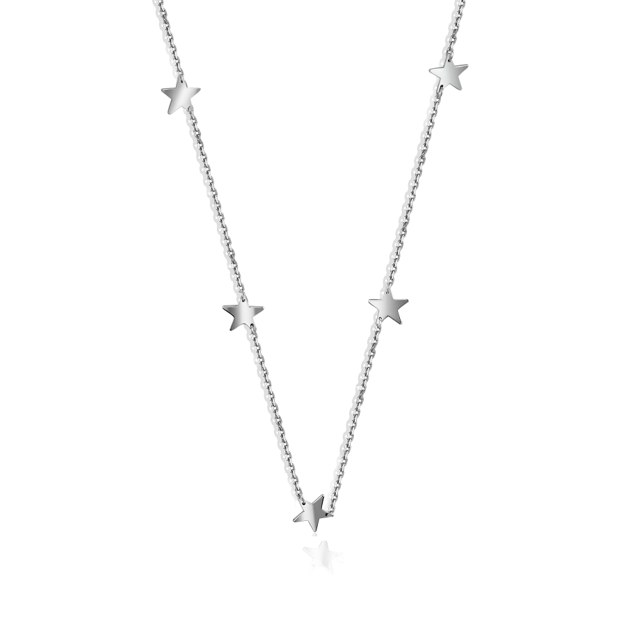 

Колье Qzsilver (908-01106) Серебро Белый 38 размер