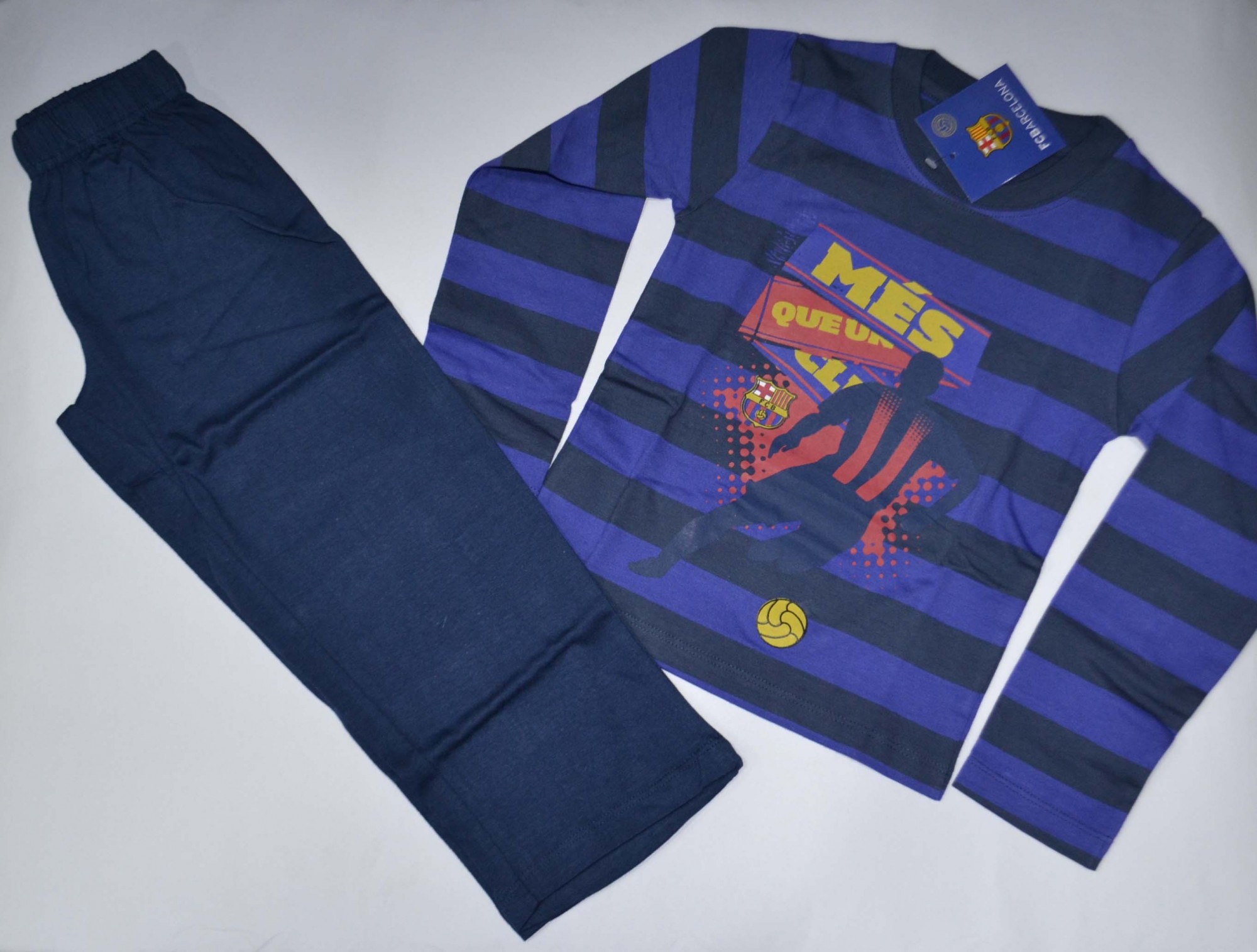 

Детская пижама для мальчика 3 -4 года. FC Barcelona. Пижамки хлопок