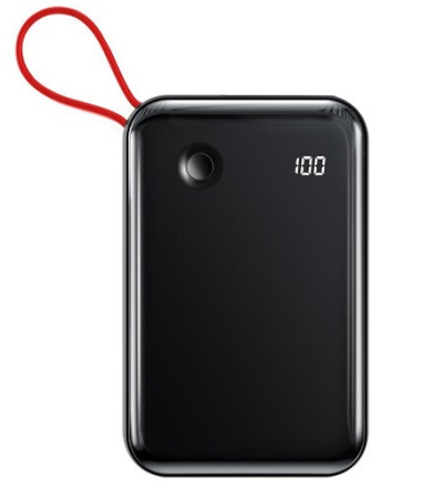 

Портативная батарея Baseus Mini S Digital Display 3A Power Bank 10000mAh With IP Cable PPXF-E01 Black