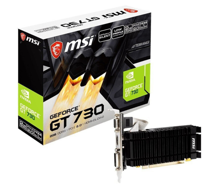 

Відеокарта GeForce GT730 2048Mb MSI (N730K-2GD3H/LPV1)