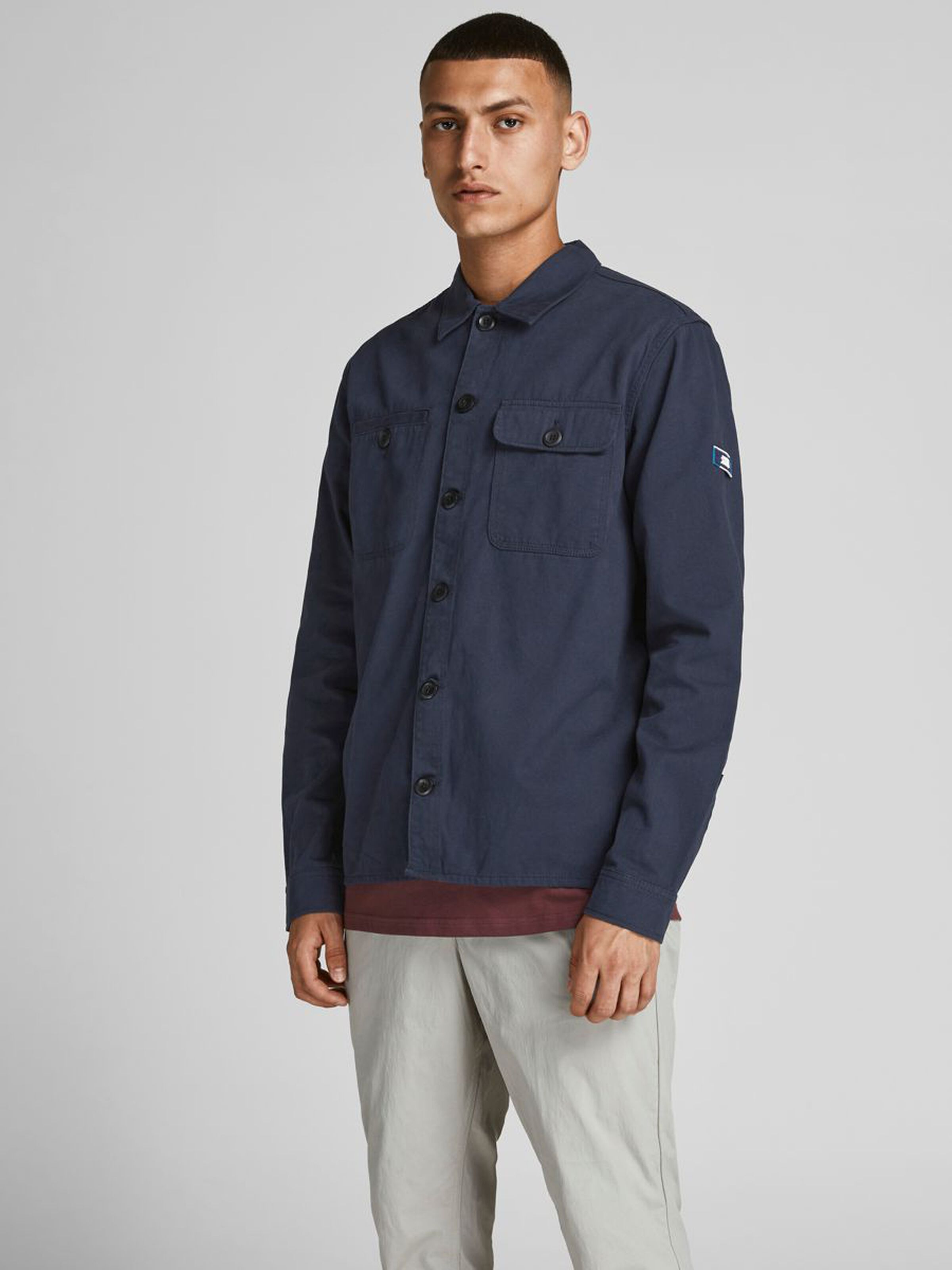 

Рубашка Jack & Jones 12192533-62038  Navy Blazer, Рубашка Jack & Jones 12192533-62038 S Navy Blazer