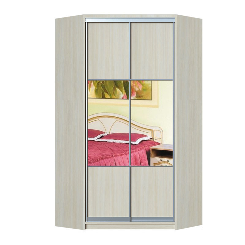 

Шкаф-купе угловой Zevs Комби ШКУ-2 150х45х210 дуб молочный