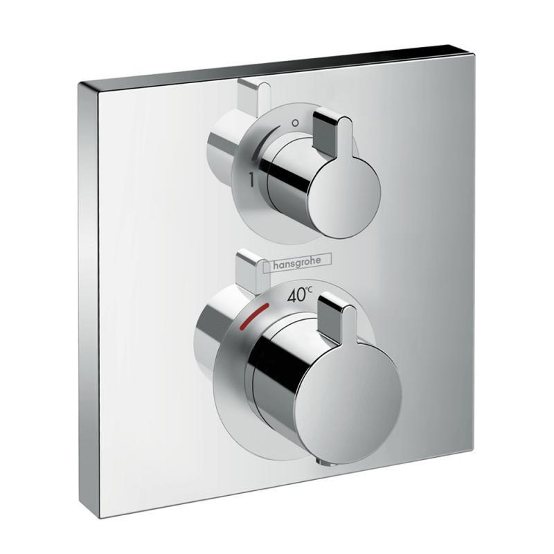 

Термостат Hansgrohe Ecostat Square для ванны на 2 потребителя 15714000