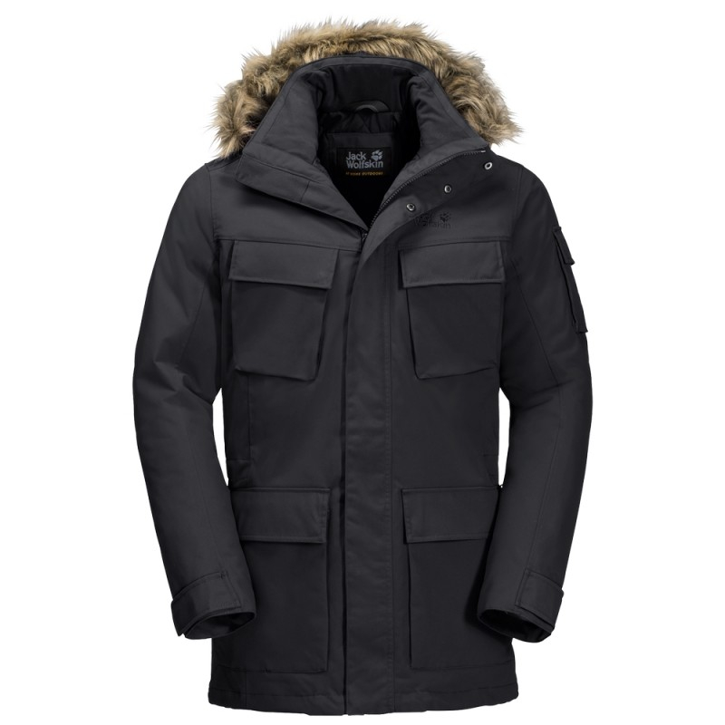 

Парка чоловіча Jack Wolfskin GLACIER CANYON PARKA 1107673 L, чорний