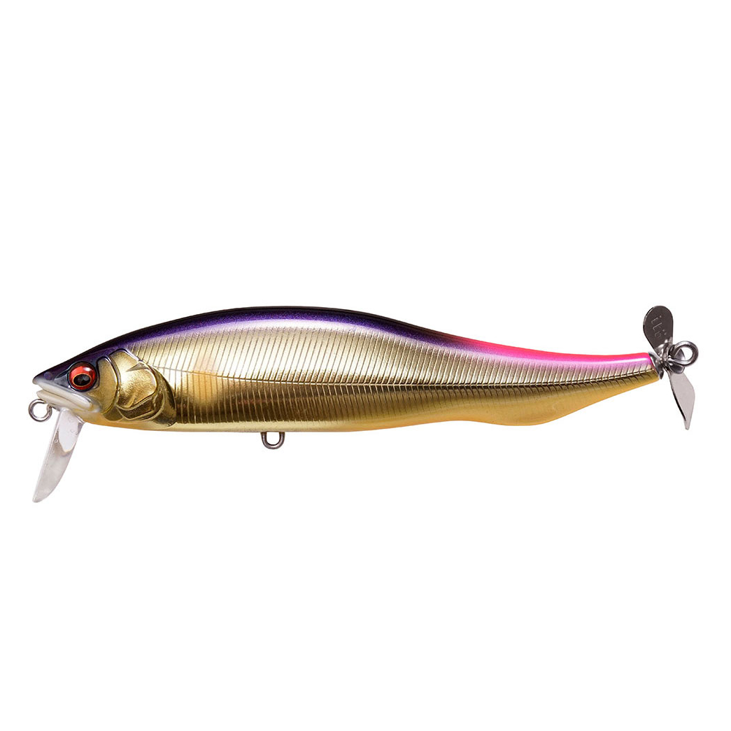 

Воблер Megabass Prop Darter i-Wake 106mm 14g M Champagne Kinkuro Ayu