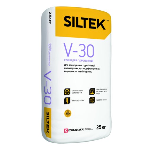 

Гидроизоляция Siltek V-30 25 кг 11668951