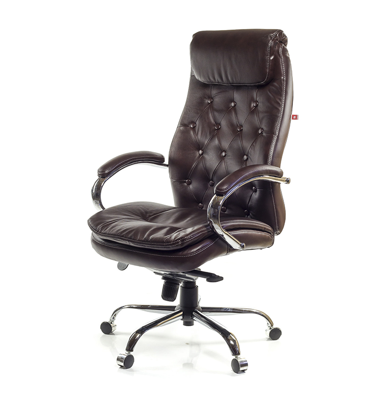 

Кресло АКЛАС Лацио хром (GB-226С) кожа т.кор