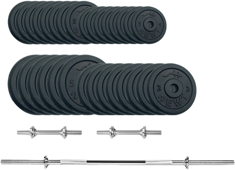 

Набор штанга + гантели металлические Newt Gym Set-H Home 89 кг (NE-M-H-SET-89)
