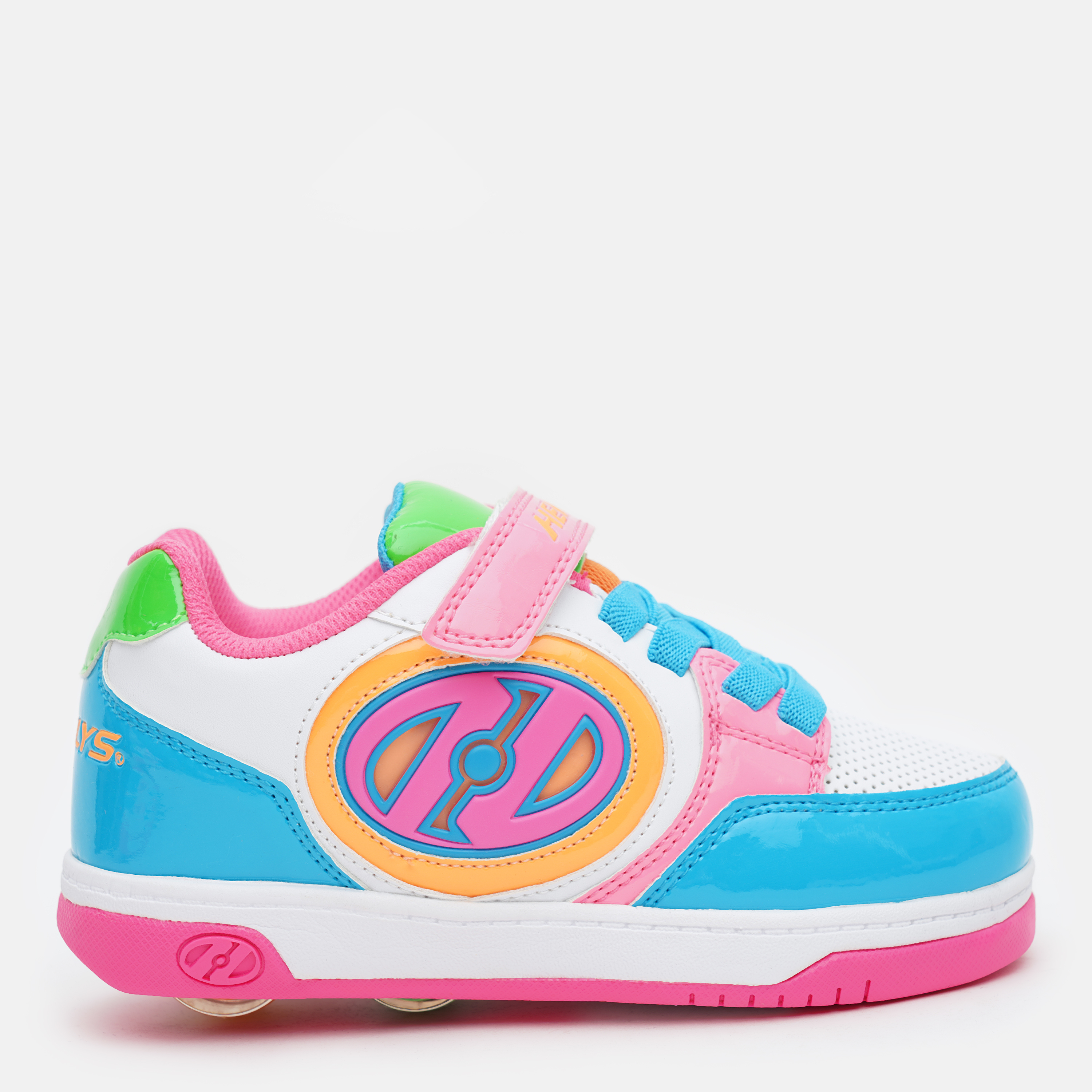 

Роликовые кроссовки Heelys Plus X2 Lighted HE100157 32 19 см White/Neon Multi (889642946828)