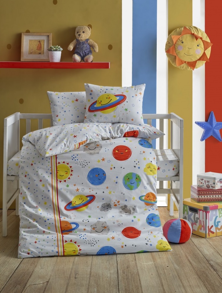 

Комплект постельного белья Cotton Box Gezegen 100x150