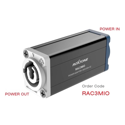 

Переходник Roxtone RAC3MIO POWER IN - POWER OUT