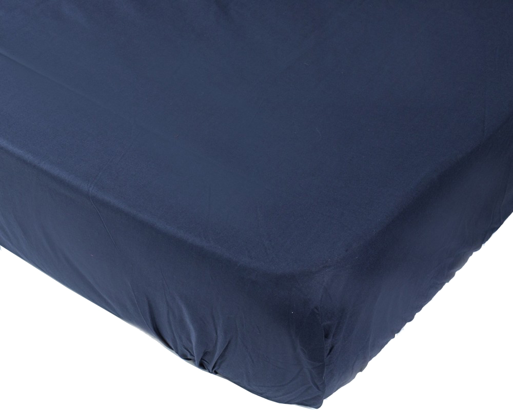 

Простынь на резинке SoundSleep Ранфорс Dark blue 183 Темно-голубая 160х200 см