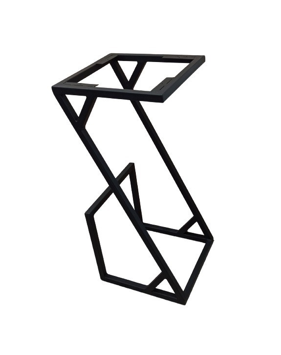 

​Опора для барных стульев TKGEFEST Валенсия Loft 320х320х720мм черная