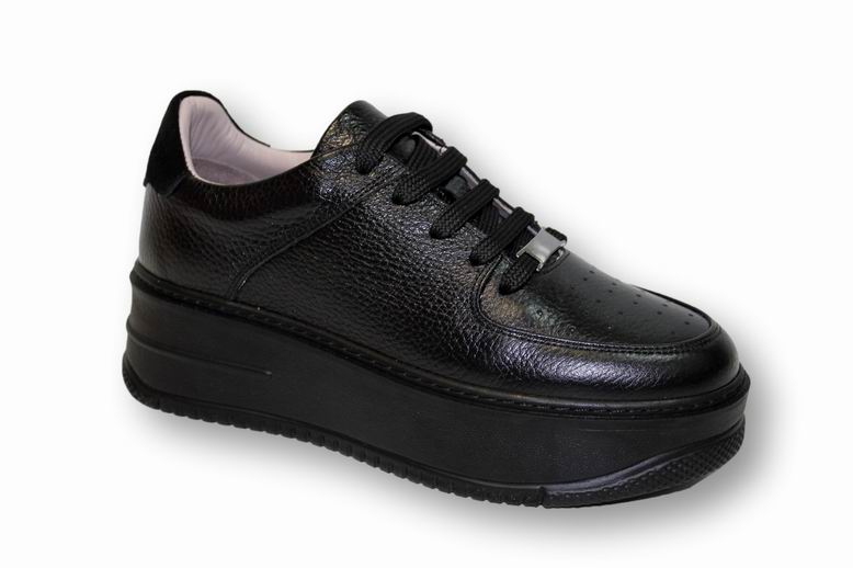

Женские черные кожаные кеды VASARI trend Черный 70023 40