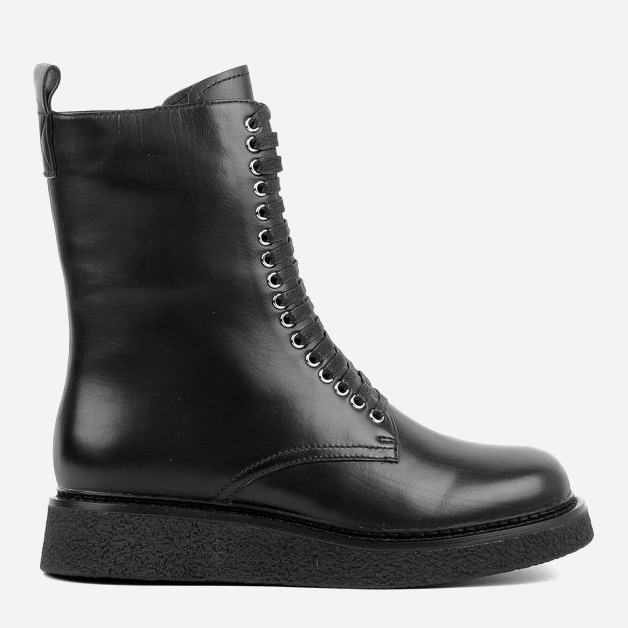 Акція на Жіночі зимові черевики високі Le'BERDES 00000012372 36 Чорні (00000012372-36) від Rozetka
