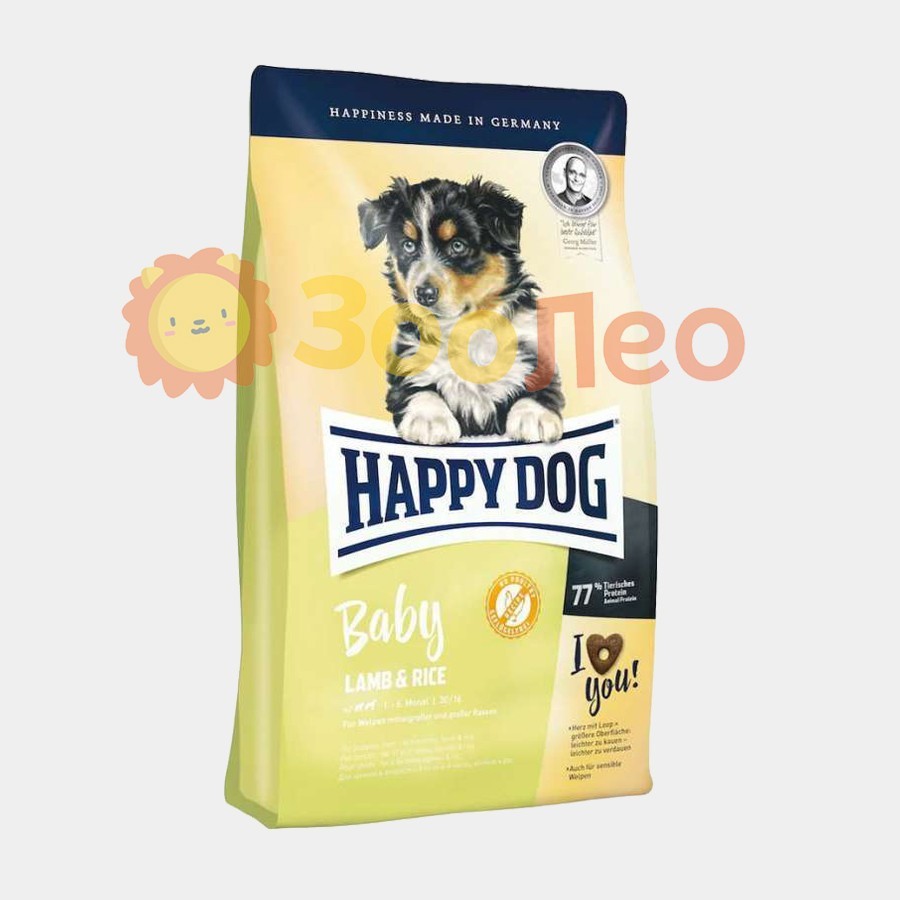 

Happy Dog Baby Lamb & Rice - Сухой корм с ягненком для щенков средних и крупных пород собак с чувствительным пищеварением 18 кг