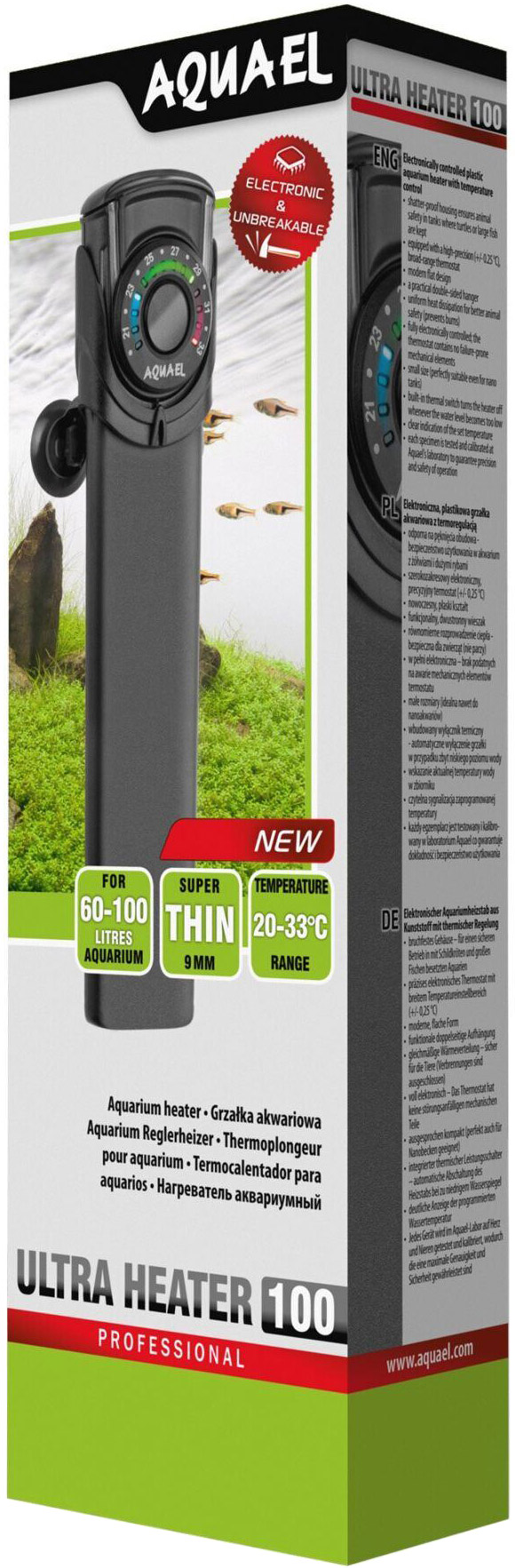 

Обогреватель AquaEl Ultra Heater пластиковый, сверхточный 100 Вт