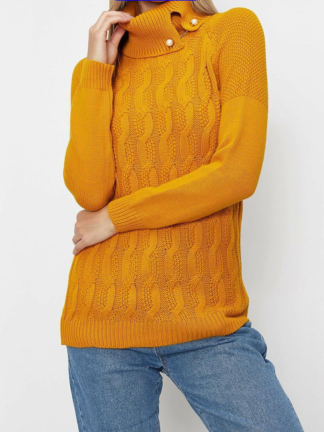 

Свитер Ivy Studio 31277902 / Горчичный, Свитер Ivy Studio 31277902 S/M Горчичный